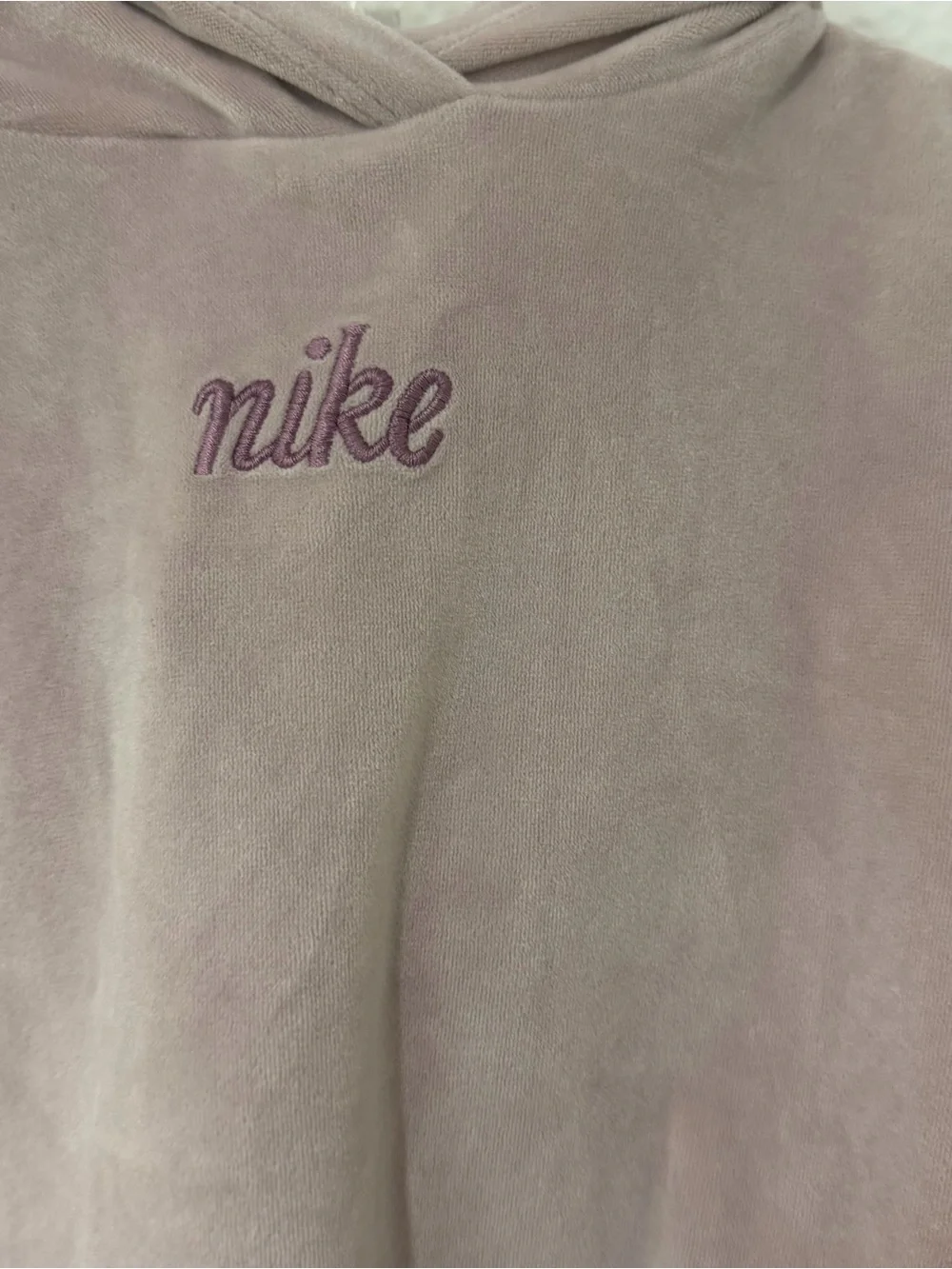 Nike Kids Velour Hoodie & Pants Set - Dusty Mauve